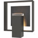 Shadow Box 1 Light 11.7 inch Natural Iron Outdoor Sconce, Medium