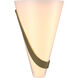 Half Cone 2 Light 8 inch Modern Brass Sconce Wall Light