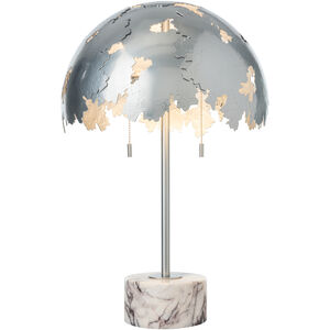 Pangea 23.1 inch 60.00 watt Ink Table Lamp Portable Light in Black Marble, Dome