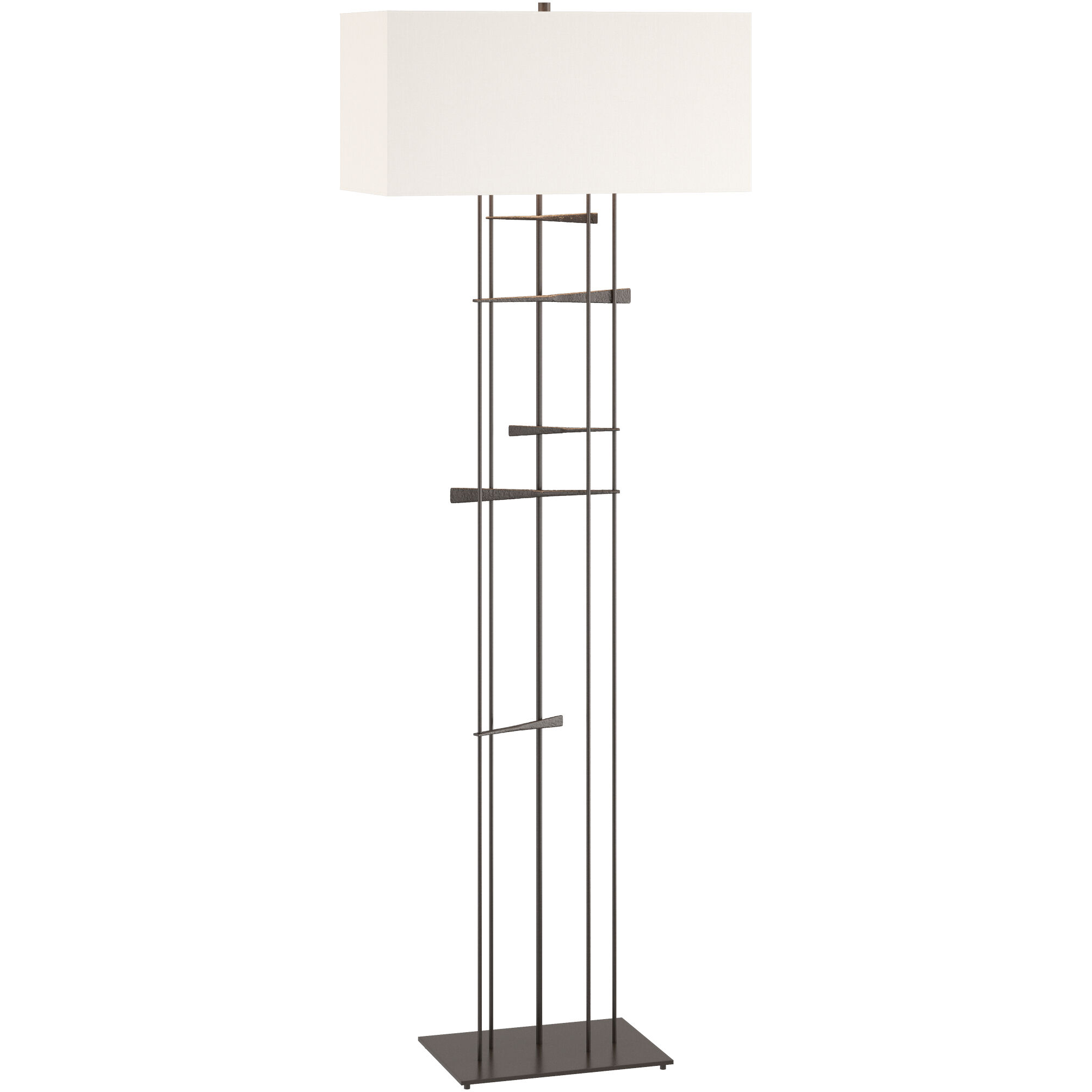 Cavaletti 65.2 inch 100 watt Oil Rubbed Bronze Floor Lamp Portable Light in Natural Anna