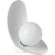 Yoki 11.3 inch 60 watt White Table Lamp Portable Light