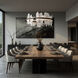 Volterra LED 38 inch Black Circular Pendant Ceiling Light