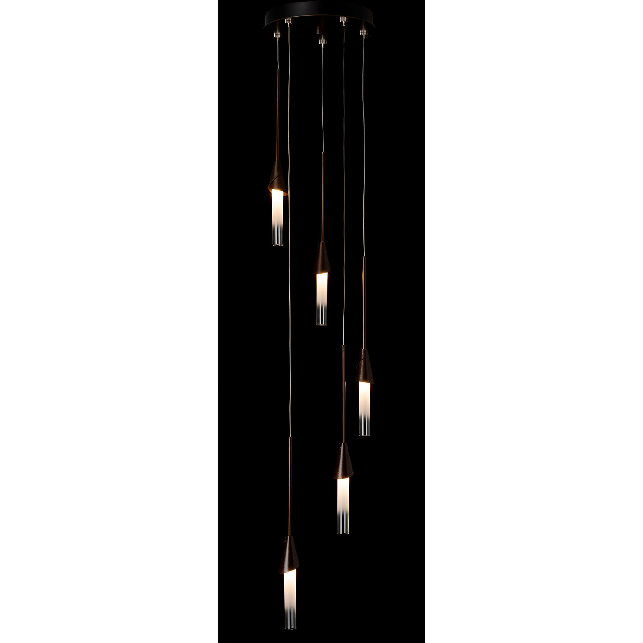 Lilium 5 Light 12.3 inch Bronze Multi-Light Pendant Ceiling Light