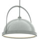 Atlas 1 Light 21.7 inch Vintage Platinum and Vintage Platinum Pendant Ceiling Light, Large