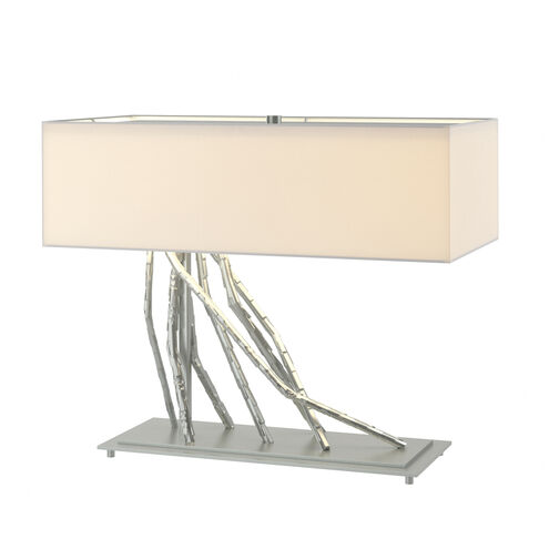 Brindille 16.5 inch 60 watt Vintage Platinum Table Lamp Portable Light in Natural Anna
