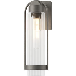 Alcove 1 Light 19.6 inch Coastal Natural Iron Outdoor Sconce in Clear, Medium