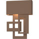 Collage LED 13.8 inch Coastal Bronze Outdoor Sconce, Right