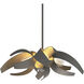 Corona 4 Light 18.25 inch Natural Iron Dining Pendant Ceiling Light, Small