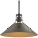 Henry 1 Light 14.4 inch Black and Oil Rubbed Bronze Mini Pendant Ceiling Light in Black/Oil Rubbed Bronze, Medium