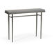 Wick 42 X 11.5 inch Natural Iron Console Table in Maple Grey