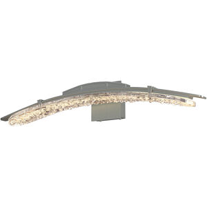 Glissade LED 30 inch Vintage Platinum Bath Sconce Wall Light