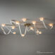 Art & Alchemy SNAPS LED 86.5 inch Modern Brass Pendant Ceiling Light in White Leather with Alabaster, Large