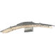 Glissade LED 30 inch Sterling Bath Sconce Wall Light