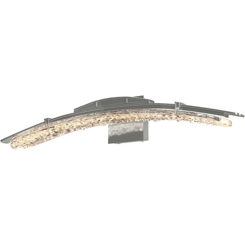 Glissade LED 30 inch Sterling Bath Sconce Wall Light