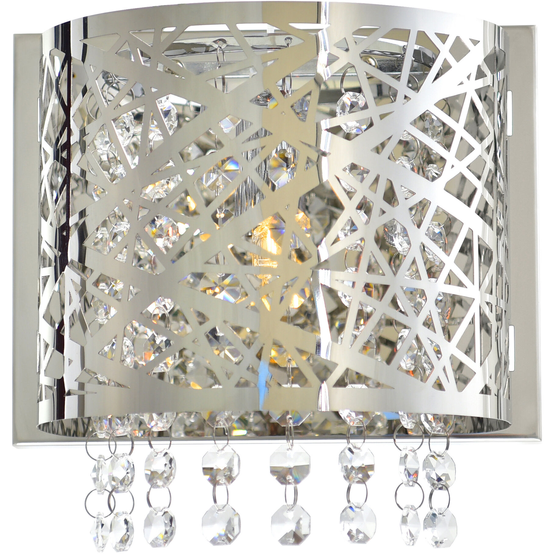 Eternity 1 Light 7 inch Chrome Bathroom Sconce Wall Light