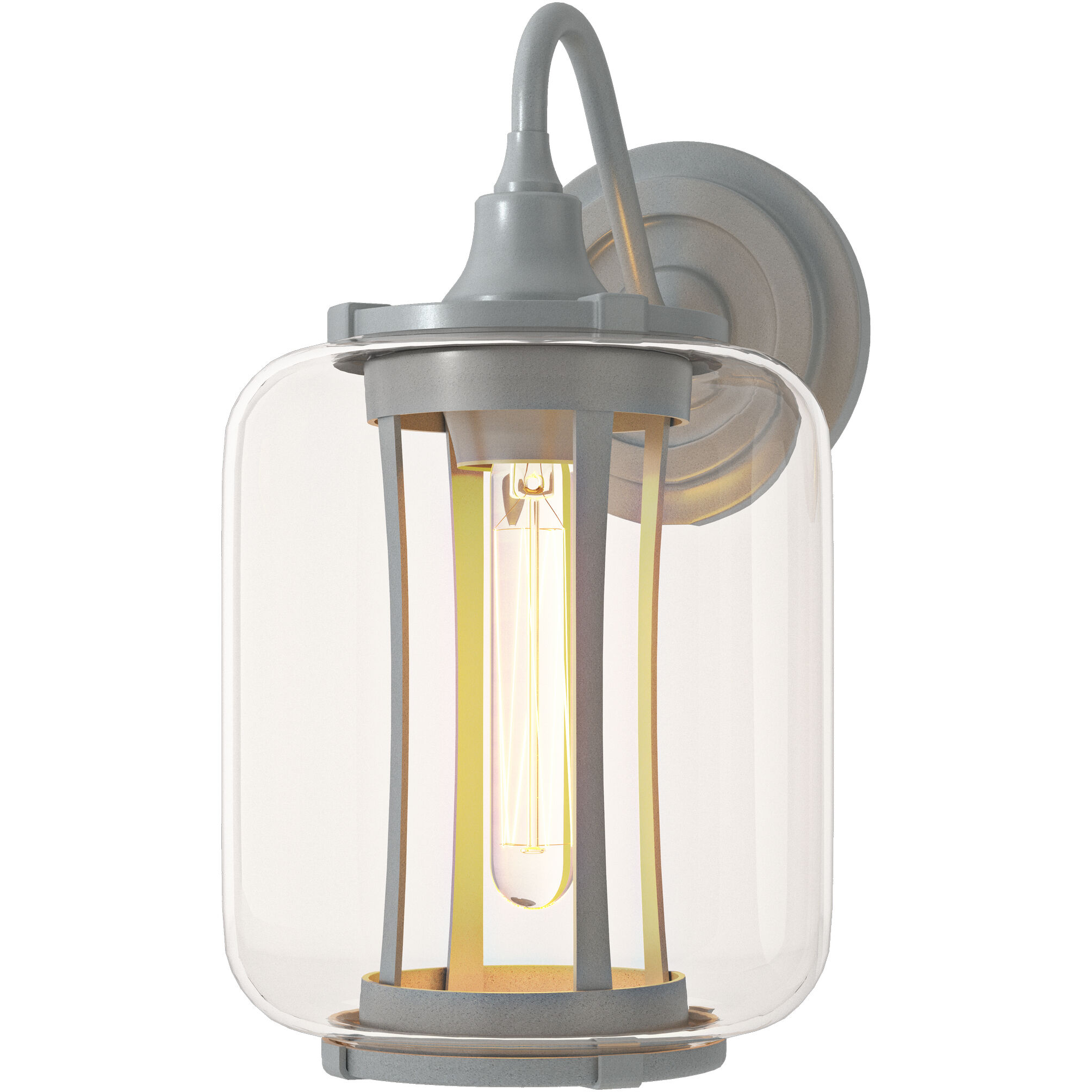 Fairwinds 1 Light 12.4 inch Coastal Burnished Steel Outdoor Sconce