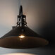 Henry 1 Light 12.8 inch Coastal Black Outdoor Sconce, Large