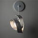 Riza 1 Light 7.2 inch Sterling Sconce Wall Light