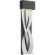 Tress LED 9.5 inch Black and Vintage Platinum ADA Sconce Wall Light, Large - Open Box