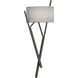 Arbo 2 Light 10 inch Dark Smoke ADA Sconce Wall Light in Natural Anna
