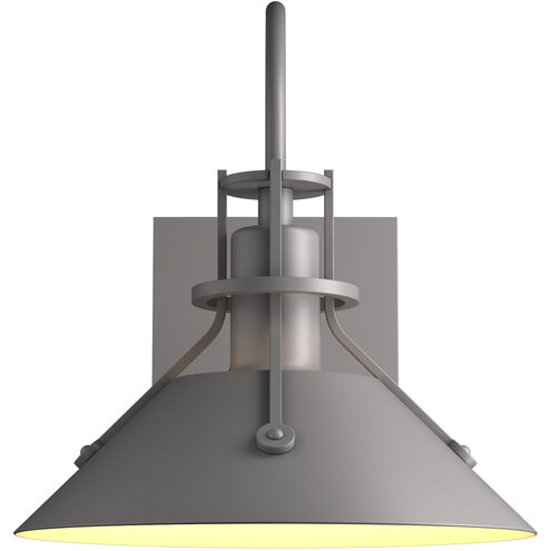 Henry 1 Light 10.5 inch Coastal Burnished Steel Outdoor Sconce, Small