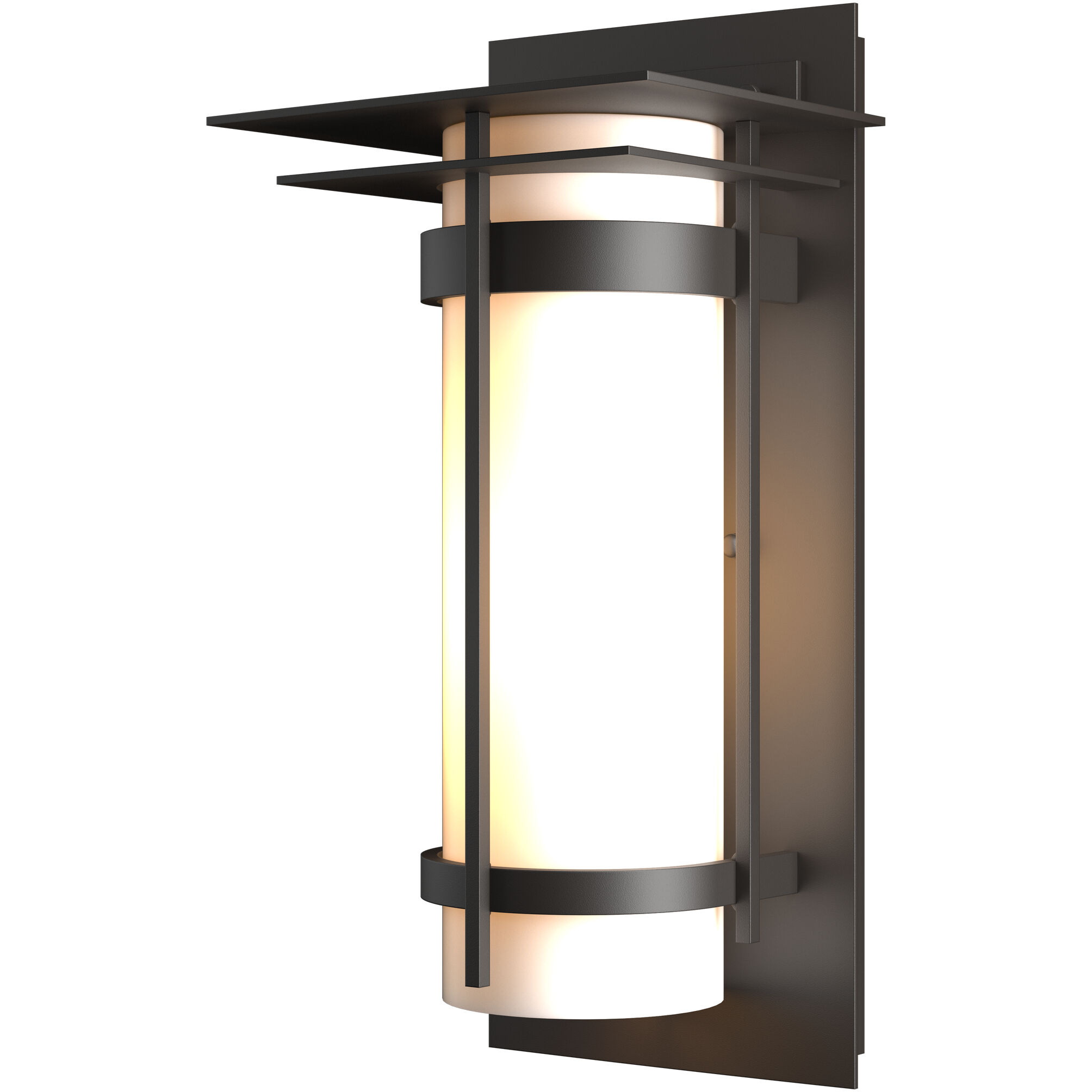 Banded 1 Light 16.2 inch Coastal Oil Rubbed Bronze Outdoor Sconce - Open Box
