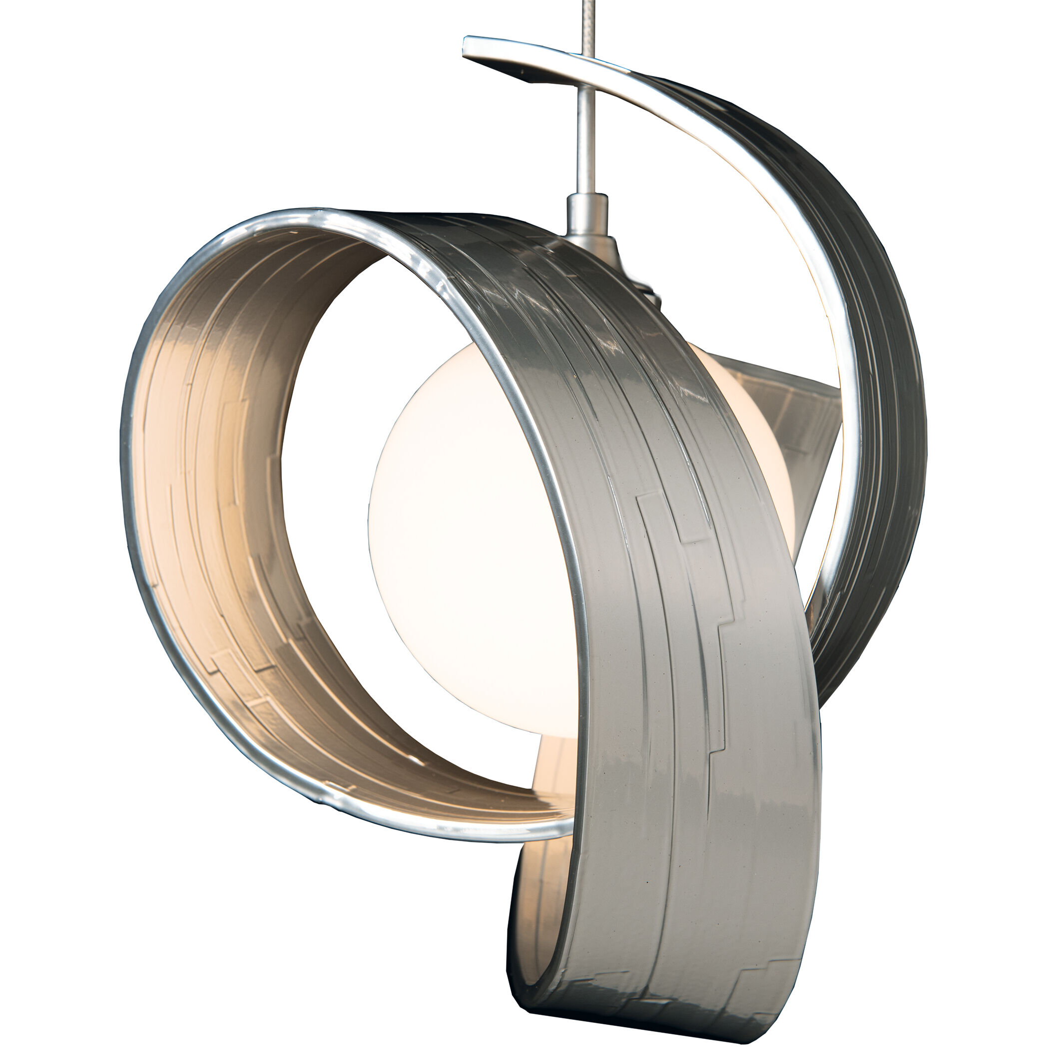 Riza 1 Light 9.1 inch Sterling Mini Pendant Ceiling Light