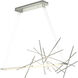 Cascade LED 50.9 inch Sterling Pendant Ceiling Light