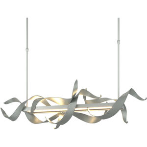Folio LED 37.8 inch Vintage Platinum Pendant Ceiling Light