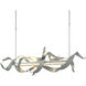 Folio LED 37.8 inch Vintage Platinum Pendant Ceiling Light