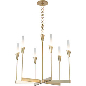 Lilium 6 Light 30.3 inch Bronze Chandelier Ceiling Light