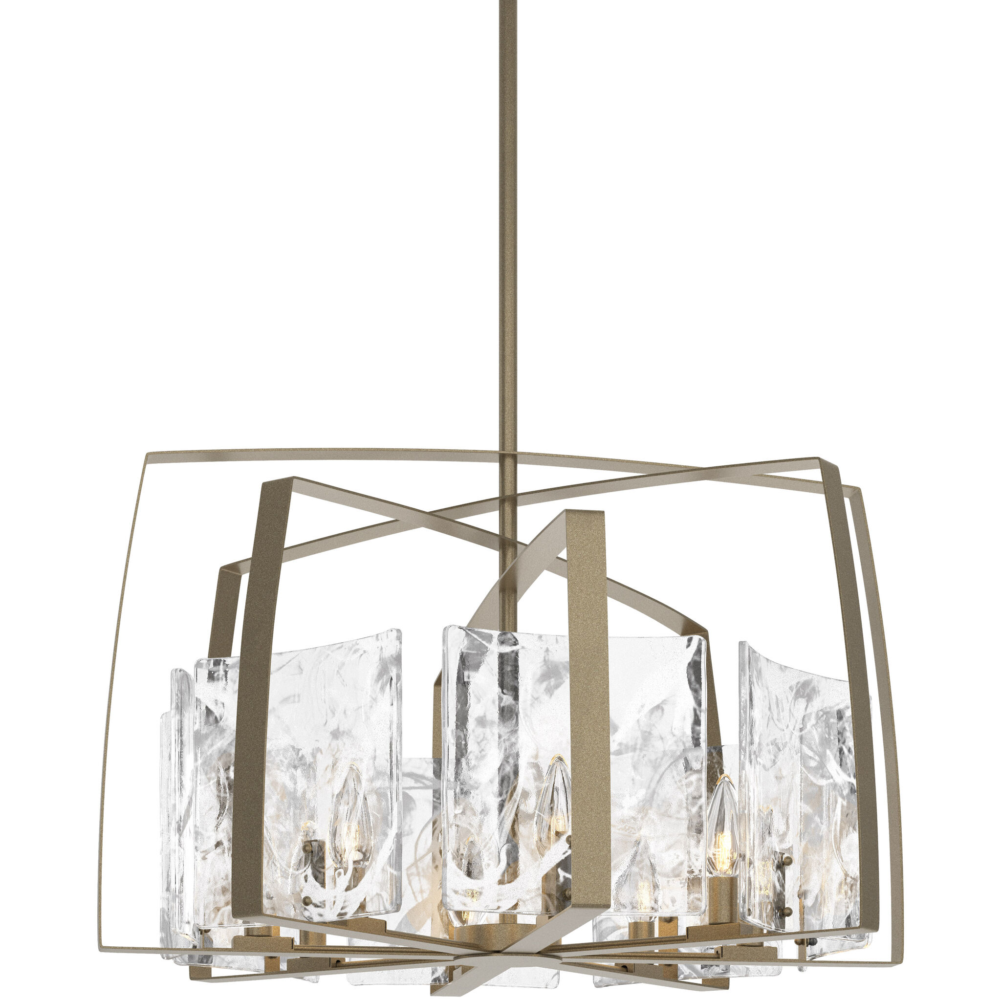 Arc 8 Light 34.4 inch Soft Gold Dining Pendant Ceiling Light