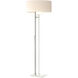 Rook 60 inch 150 watt Vintage Platinum Floor Lamp Portable Light in Flax