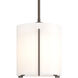 Exos 1 Light 8.9 inch Bronze Mini Pendant Ceiling Light, Large