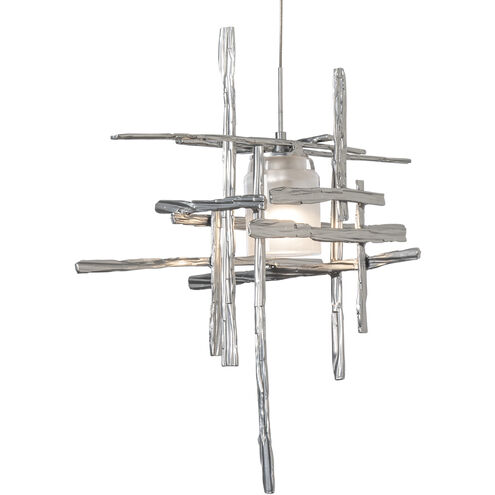Tura 1 Light 16.4 inch Sterling Mini Pendant Ceiling Light