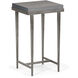 Wick 27 X 16 inch Natural Iron Side Table in Maple Grey