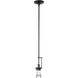Erlenmeyer 1 Light 3.3 inch Oil Rubbed Bronze Mini Pendant Ceiling Light, Small