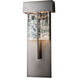 Shard LED 20.9 inch Coastal Dark Smoke Outdoor Sconce, XL - Open Box