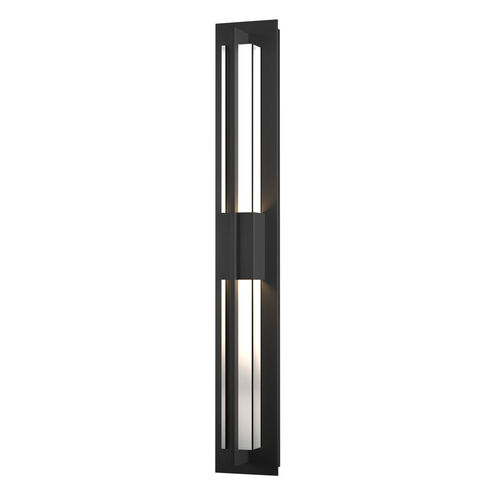 Double Axis LED 37.8 inch Coastal Black Outdoor Sconce, Large