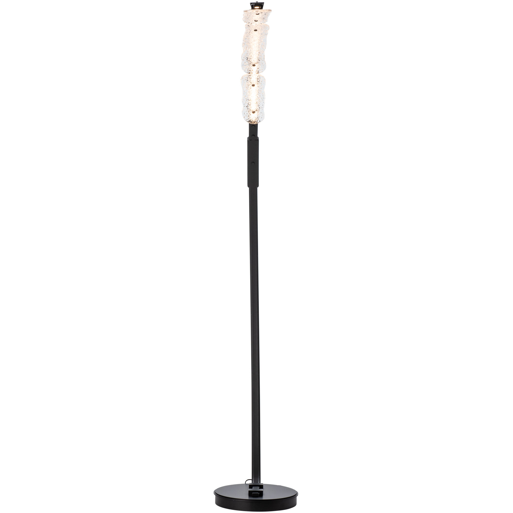 Glissade 80 inch 16.80 watt Black Arc Floor Lamp Portable Light