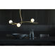 Slide 3 Light 45.2 inch Vintage Platinum Pendant Ceiling Light