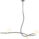 Slide 3 Light 45.2 inch Vintage Platinum Pendant Ceiling Light