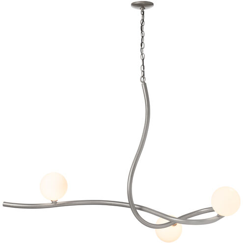 Slide 3 Light 45.2 inch Vintage Platinum Pendant Ceiling Light