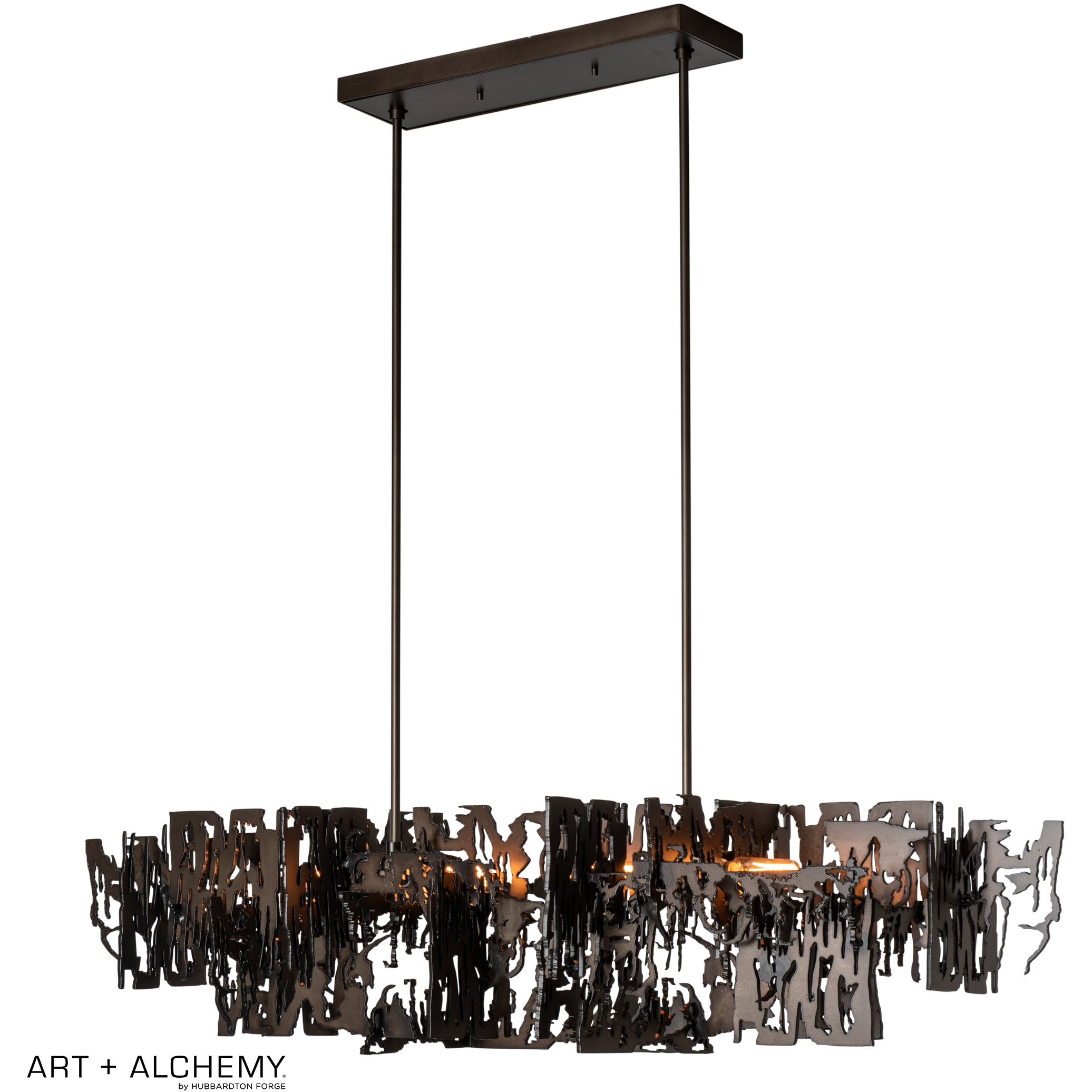 Art + Alchemy Brutus 4 Light 14 inch Ink Pendant Ceiling Light
