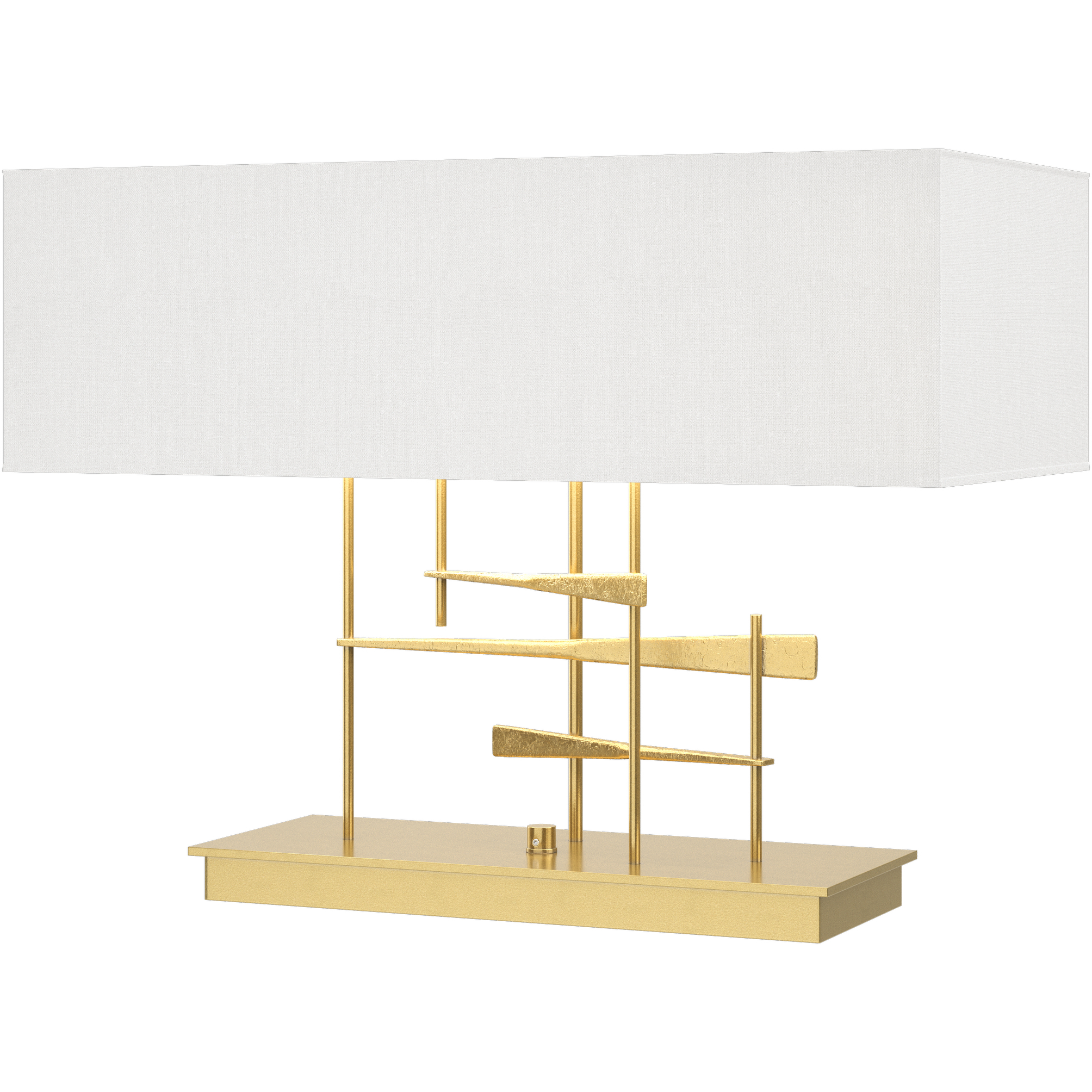 Cavaletti 15.3 inch 60 watt Modern Brass Table Lamp Portable Light in Natural Anna