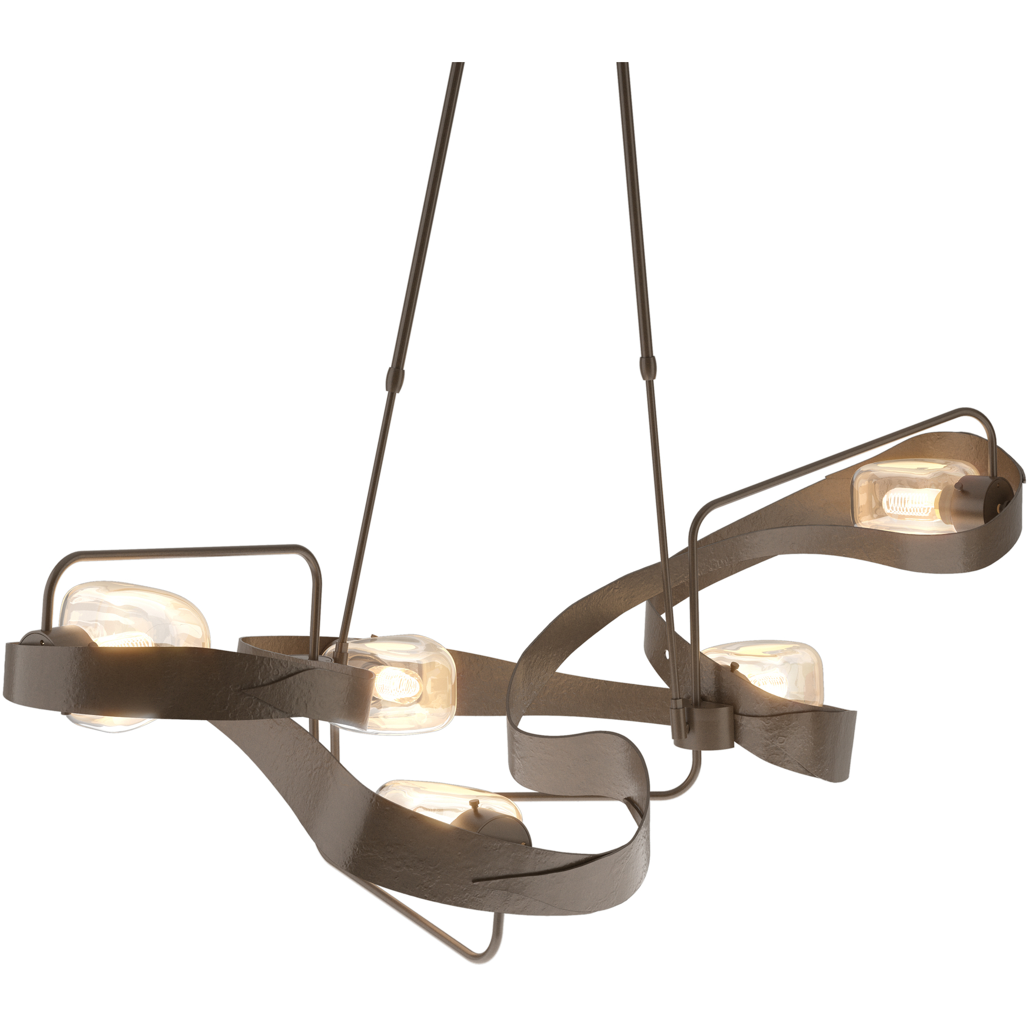 Graffiti 5 Light 50.1 inch Bronze Pendant Ceiling Light, Short