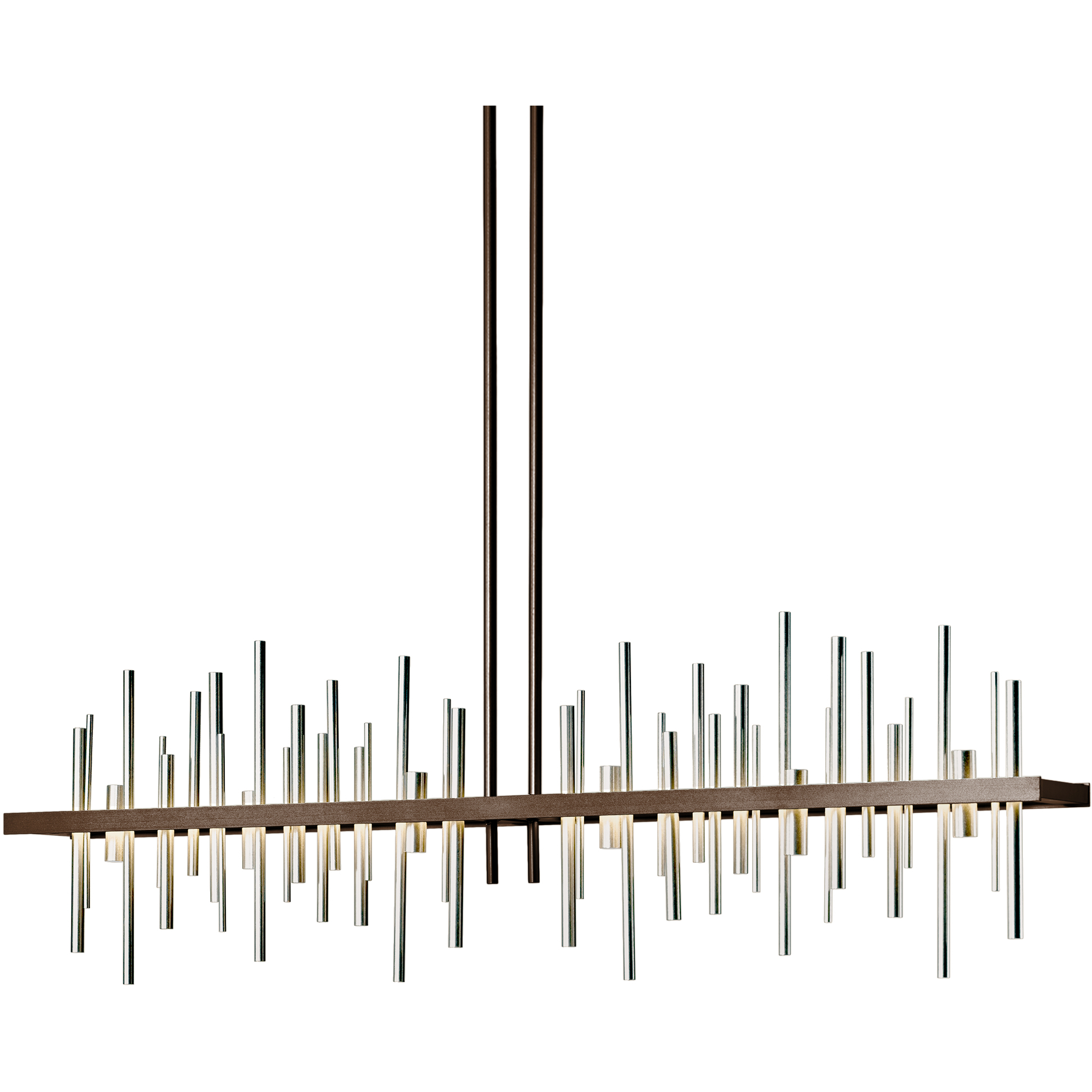 Cityscape LED 51.9 inch Bronze/Sterling Pendant Ceiling Light, Large