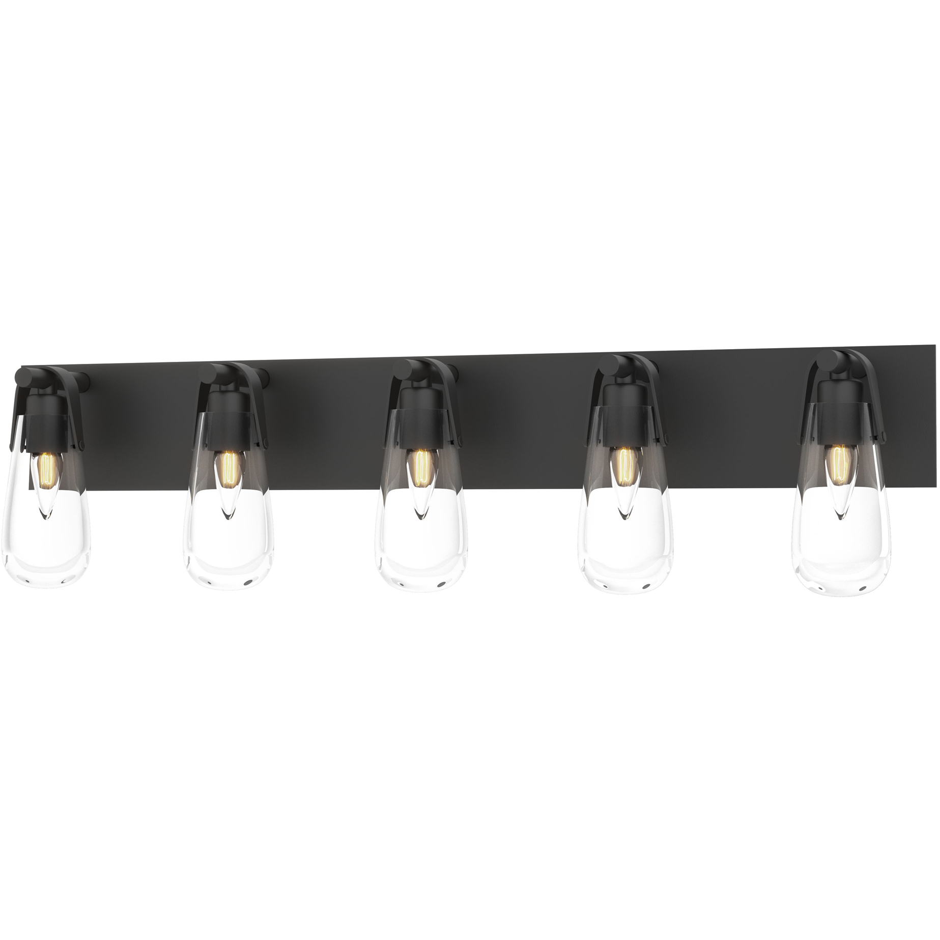 Eos 5 Light 36.5 inch Black Bath Sconce Wall Light