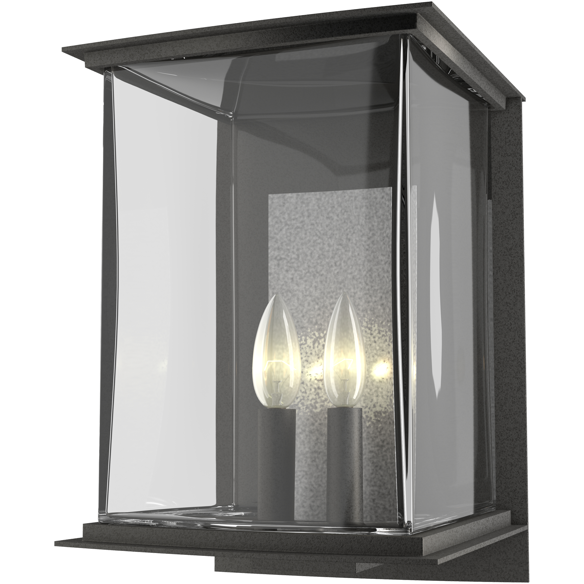 Kingston 2 Light 14.8 inch Coastal Natural Iron and Trans Vintage Platinum Outdoor Sconce, Large - Open Box