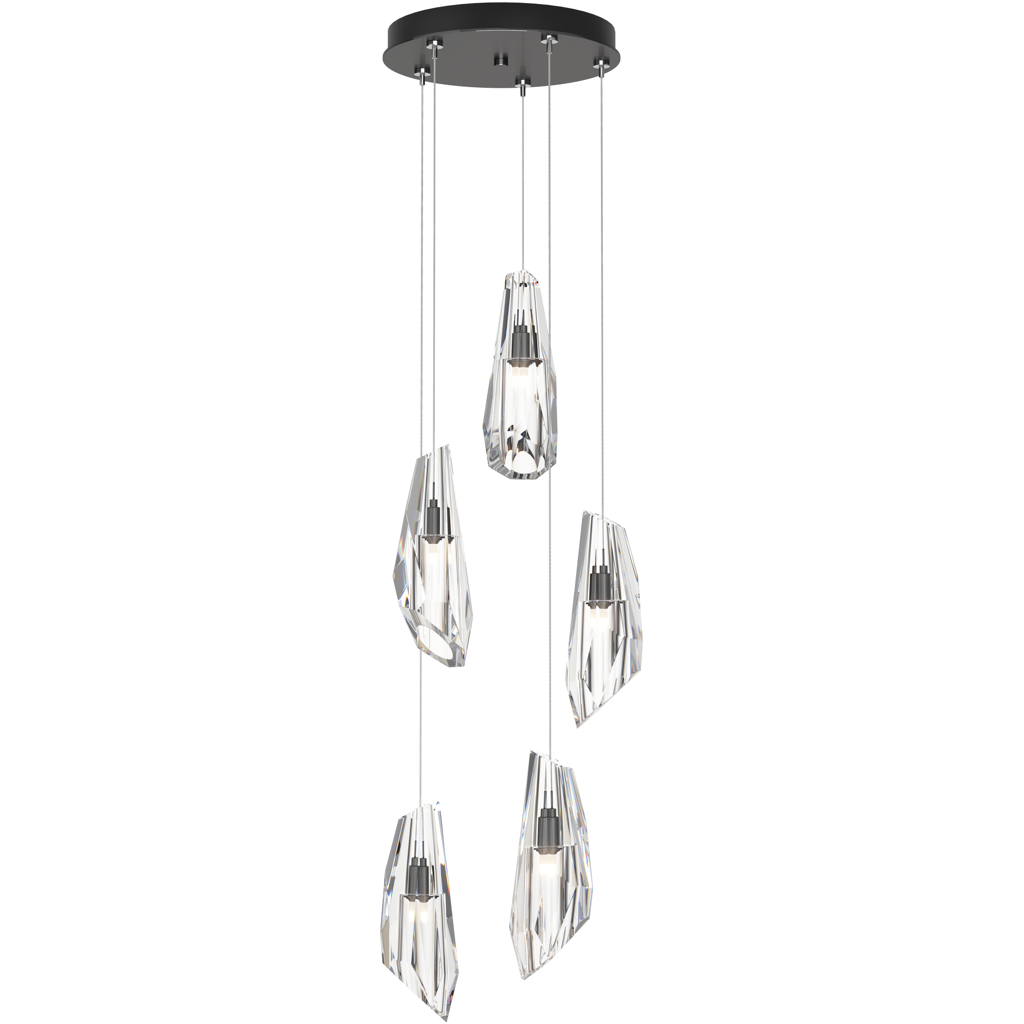 Luma 5 Light 14.5 inch Ink Pendant Ceiling Light, Long